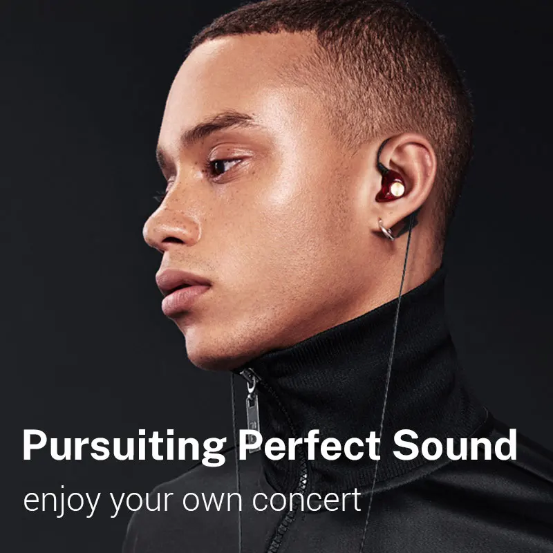3.5mm Wired headphones 5D Bass for Xiaomi Hybrid Pro Piston 3 Transparent Sport Earphones for Sony Redmi Note 8 Pro