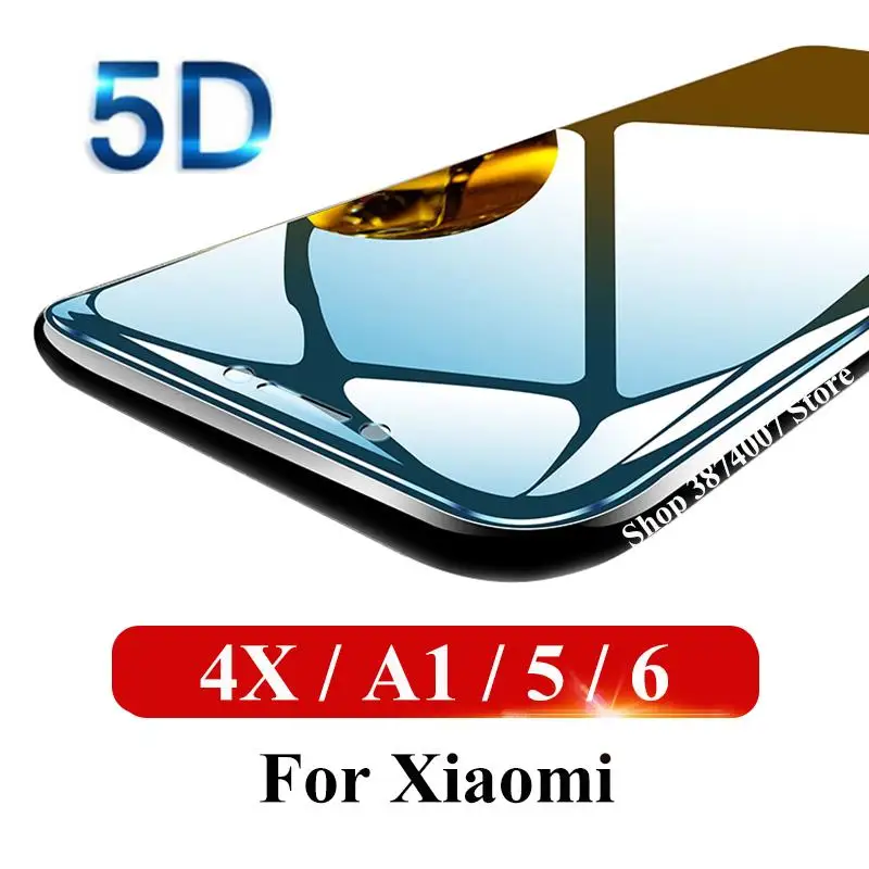 5D Защитное стекло для Xiaomi Redmi 5 X4 Xiomi Xaomi 4x5 Plus Note A1 6 5x защита экрана закаленное
