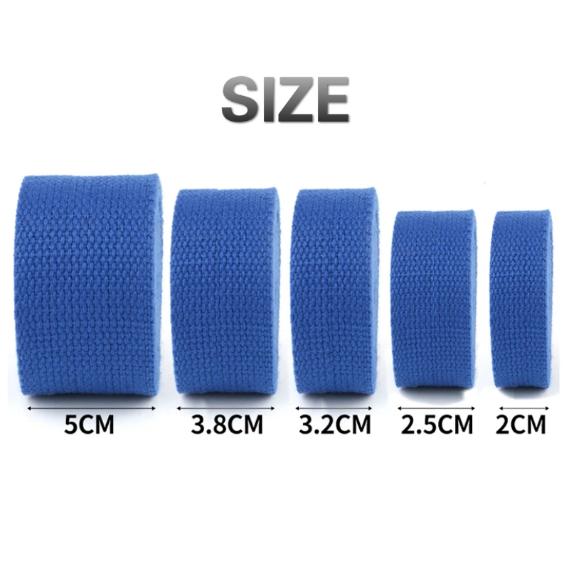3Yard 2Inch 1" 50MM 2.5CM Colorful Cotton Canvas Webbing/Bias/Ribbon Bag Belt Strap Garments Diy Crafts Dog Collar Accessories ribbon decoration ribbon supplies
