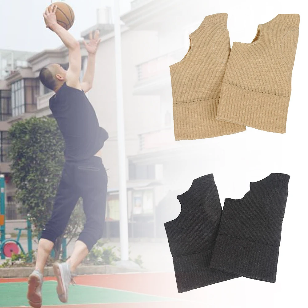 1 Pair Basketball Fitness Soft Pain Relief Sweat Absorb Elastic Compression Gloves Thumb Brace Wrist Support Sports Protective