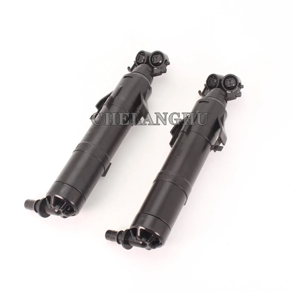Car-styling Headlight Washer Sprayer Nozzles Cylinders Jets For VW Polo 6C Hatchback 2014 2015