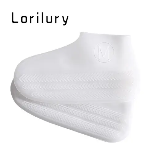 Silica Gel Cycling Waterproof Shoes Covers Unisex Reusable Children Walking Rain Cover Shoes Accessories - Image 9