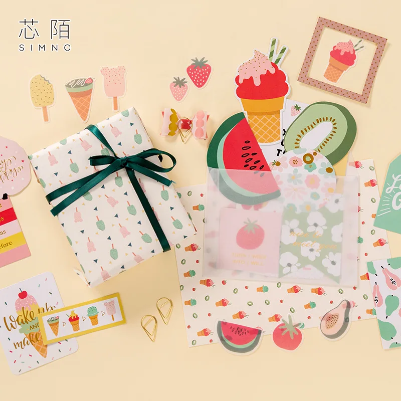 

Tianzi 107pcs/big bag cute little things label kawaii diary handmade sticker ins wind scrapbook stationery sticker luxury set
