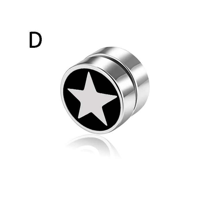 1 Pezzo 8mm Uomo Donna Forte Magnete Magnetico Assistenza Sanaria Orecchini A Clip Per Orecchio Non Penetranti Orecchini Finti Street Pop Punk Gioielli - Foto 7