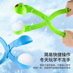 Clip de fabrication de boules de neige pour enfants, 1 pièce, outil de moulage de sable de neige en plein air, amusant et créatif pour l'extérieur, livraison directe 