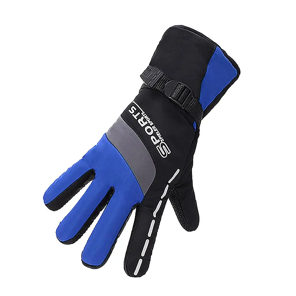 

Waterproof Motocross Gloves Gift Long Stitching Printing Reflective Warm Against Cold Anti-Skid Riding Touchable Gloves Heated