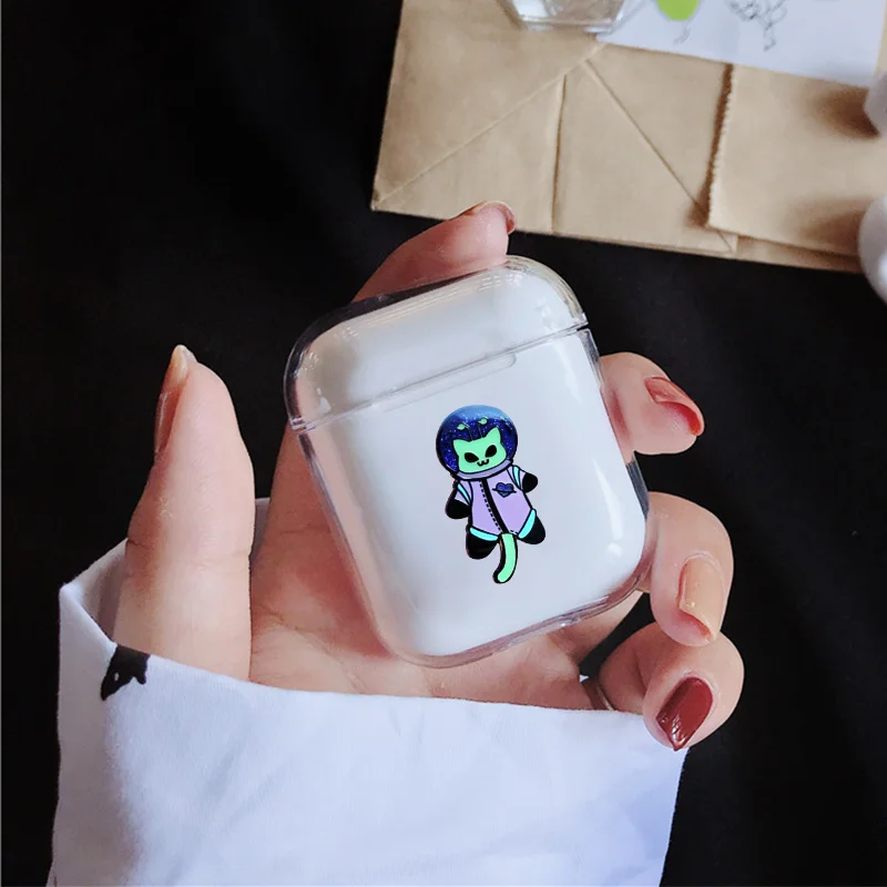 Чехол для AirPods 2 1, чехол, Coque, беспроводные Bluetooth наушники, прозрачный силиконовый мягкий чехол на Air Pods, Apple Funda Capa