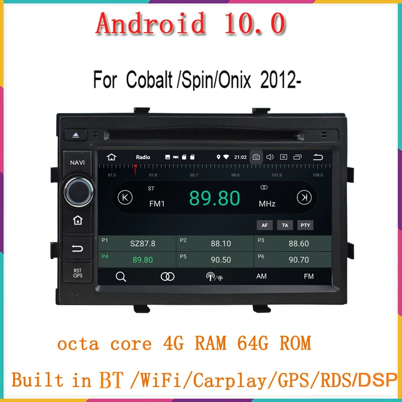 7 &quotдва din Android 10 0 автомобильный dvd плеер Для CHEVROLET Cobalt Spin Onix со стерео аудио видео