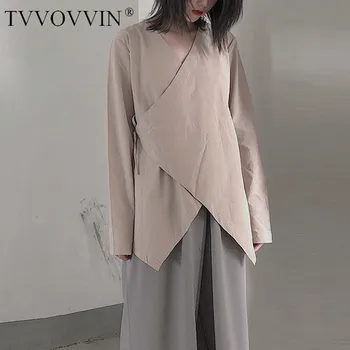 

loose Pleated Irregular Blouse Fashion New 2020 Spring Full Sleeve Full Sleeve Goddess Fan Casual Style Loose Shirt DMY3633