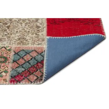

Handmade Natural Vintage Patchwork Area Rug 245x307 Cm-8'0''X10'1''