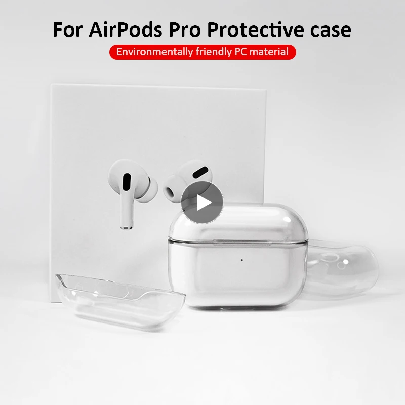 Earphone Case For Apple Airpods Pro Wireless Bluetooth Protective Cases Air Pods 3 Headphone Transparent Cover Stickers |