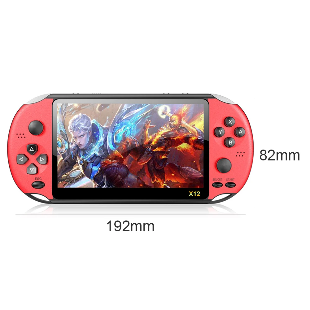 Консоль игровая X12 PLUS портативная 8 ГБ 2000 игр|Портативные игровые консоли| |