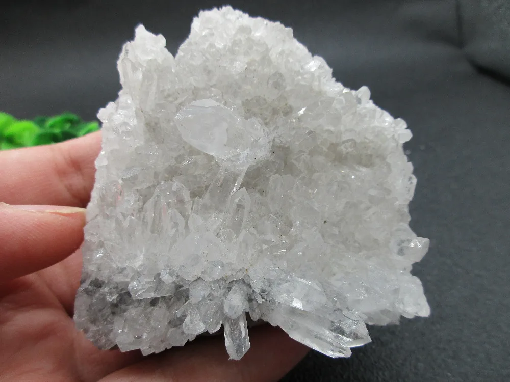 Natural White Quartz Flowers Crystal Clusters Decoration Resistant Healing Stone Feng Shui Decoration