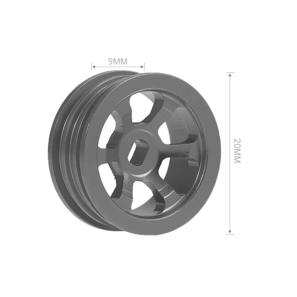 Комплект металлических ступиц для колеса радиоуправляемого автомобиля 4 шт. 20 мм