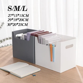 

Plastic Storage Basket Clothes Office Cosmetic Storage Box For Nursery Underwear Toy Organizer Laundry Basket Storage Rack