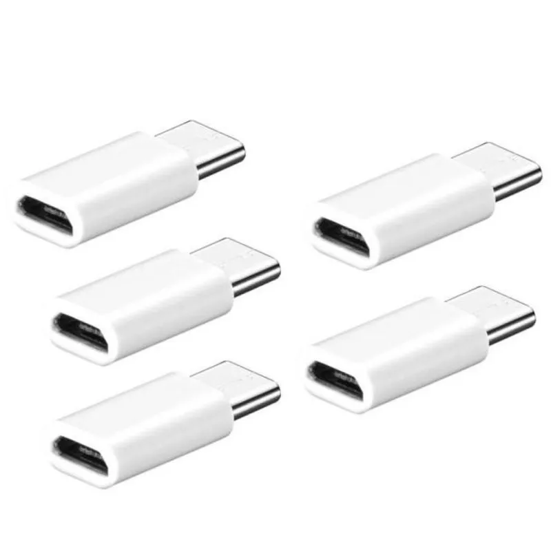 5 шт. адаптер для мобильного телефона Micro USB на USB C адаптер Microusb разъем для huawei Xiaomi samsung Galaxy A7 адаптер usb type C
