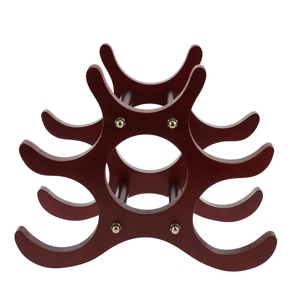 6 бутылок винные стеллажи деревянный держатель для винных подставка вина полка