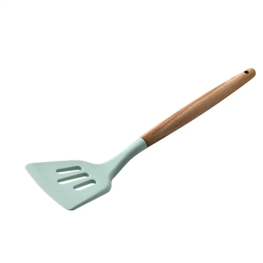 shovel Набор посуды прочный практичный термостойкий силиконовый кухонный инструмент ложка, дуршлаг, лопатка, лопатка, суп и т. д - Цвет: shovel