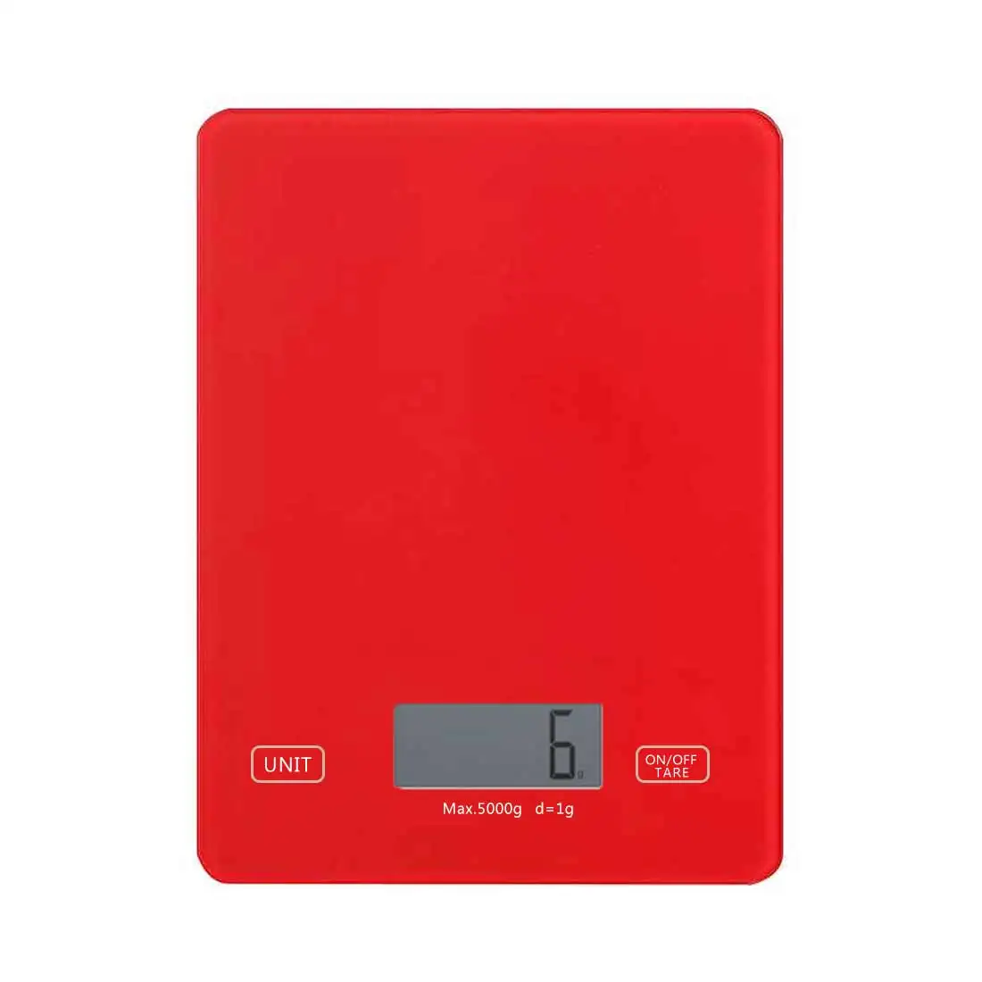 5 кг/1 г кухонные весы портативные мини Цифровые высокоточные весы для приготовления пищи и чая Электронные карманные профессиональные весы машины - Цвет: Красный