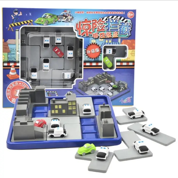 

Thrilling interception police catch thief maze children 60-120 reasoning smart game toys lgs00029