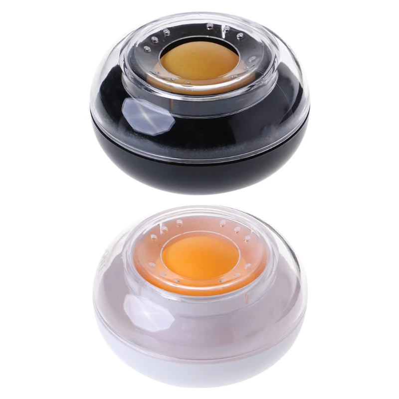 Plastic Round Case Sponge Finger Wet Tool For Casher Counting Cash Q1JC finger wet sponge