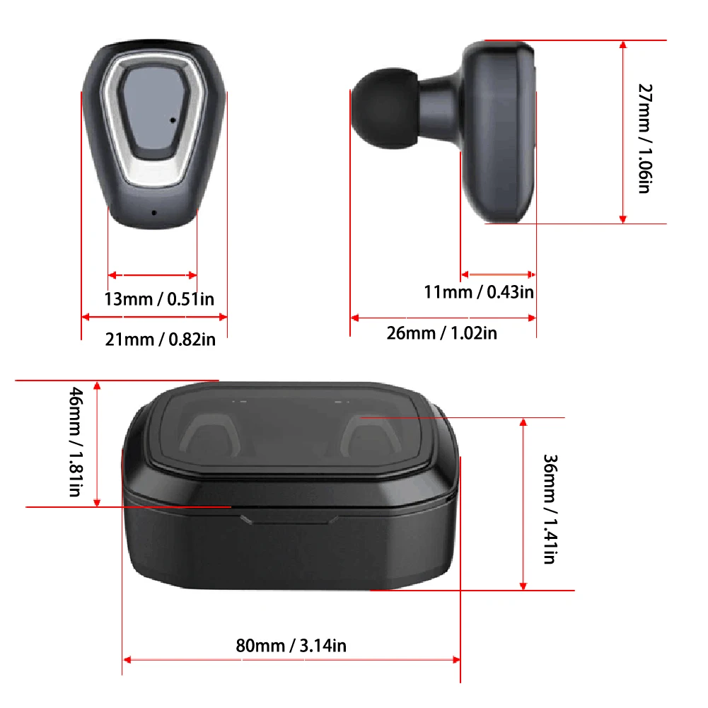 A7 беспроводные наушники TWS Спортивные Bluetooth 5 0 с микрофоном Handsfree In Ear гарнитура