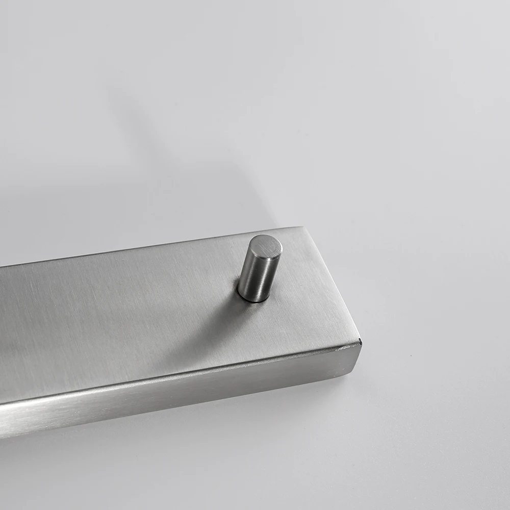 BagnoLux Brushed Stainless Steel Beautiful Wall Hook Toilet Paper Holder Towel Bar Bathroom Accessories