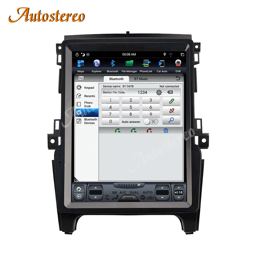 Android13 Carplay For Ford Ranger Pickup 2015-2024 Vertical Screen Tesla Radio C