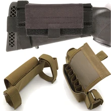 Сумка для стрельбы охотничьих патронов, складывающаяся сумка-переноска, патрон для ружья, патрон для винтовки EDC, тактическая Сумка-переноска Molle, 5 круглых корпусов