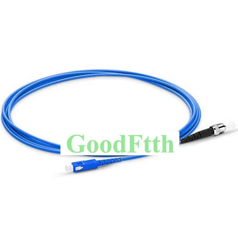 Волоконный бронированный патч-корд ST-SC SC-ST UPC SM симплекс GoodFtth 1-15 м