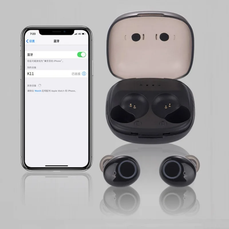 Наушники для Bluetooth 5,0, IPX5 водонепроницаемые потовые пыленепроницаемые портативные беспроводные TWS спортивные наушники аксессуары
