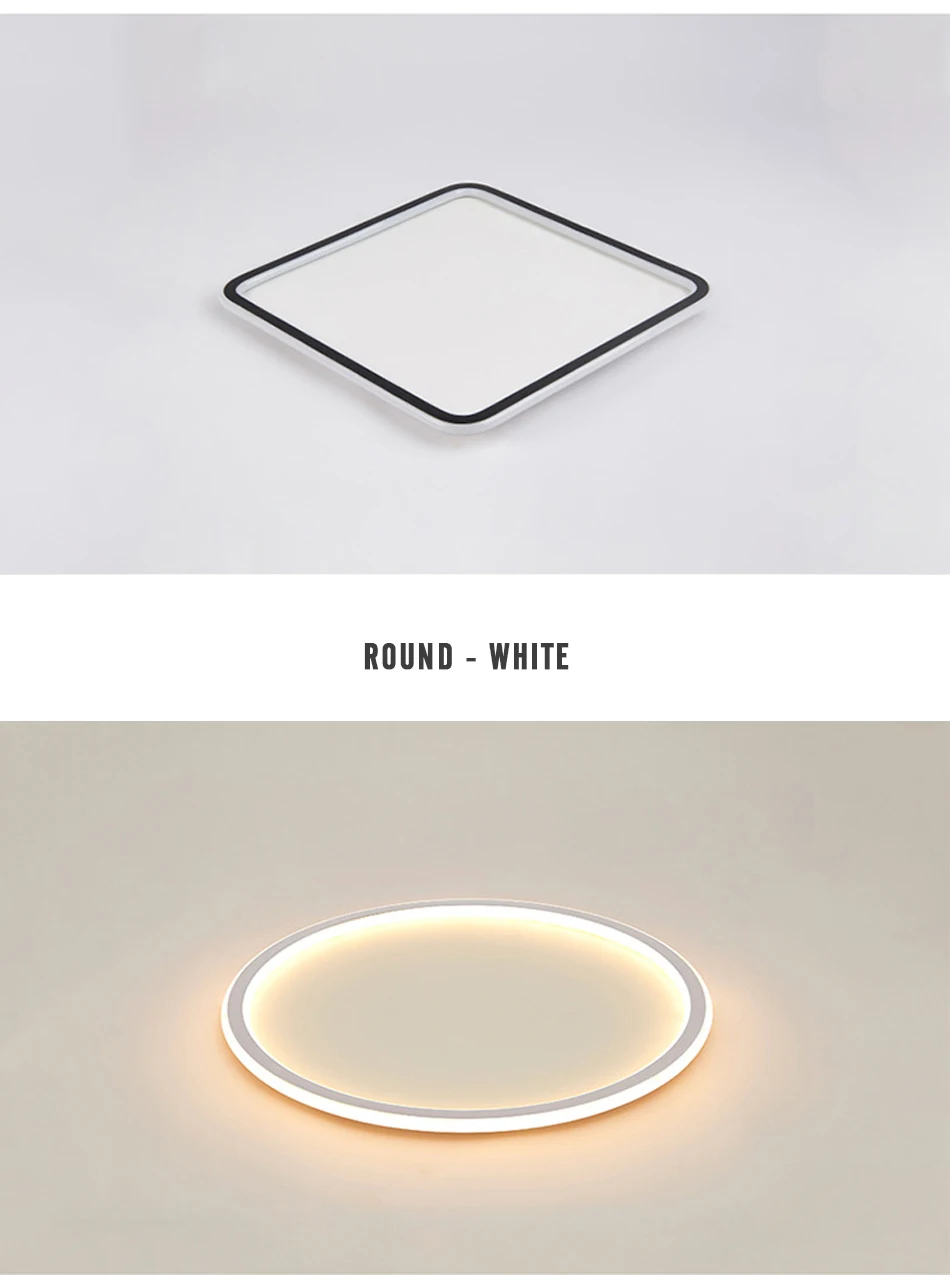 Modern Ceiling Light LED Minimalist Dimmable Lamp Home Decor Living Room Study Office Lighting Fixture 220V Remote Control ceiling light fixture