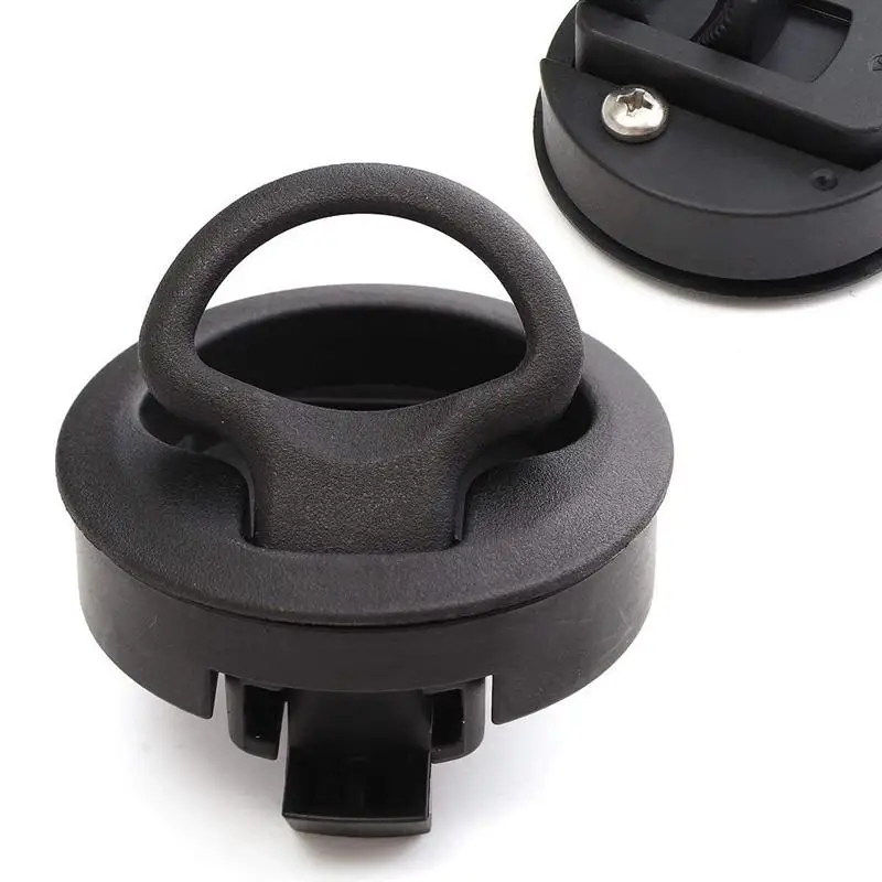 HLZS-4Pcs круглая черная промывка Slam защелка для RV лодки морская, для палубы замена двери люка