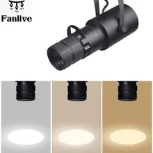 10 шт./лот cob Точечный светильник s фоновый светодиодный светильник-трек лампа KTV бар кафе музейный зум-светильник ing 3 Вт 7 Вт 10 Вт 15 Вт 20 Вт