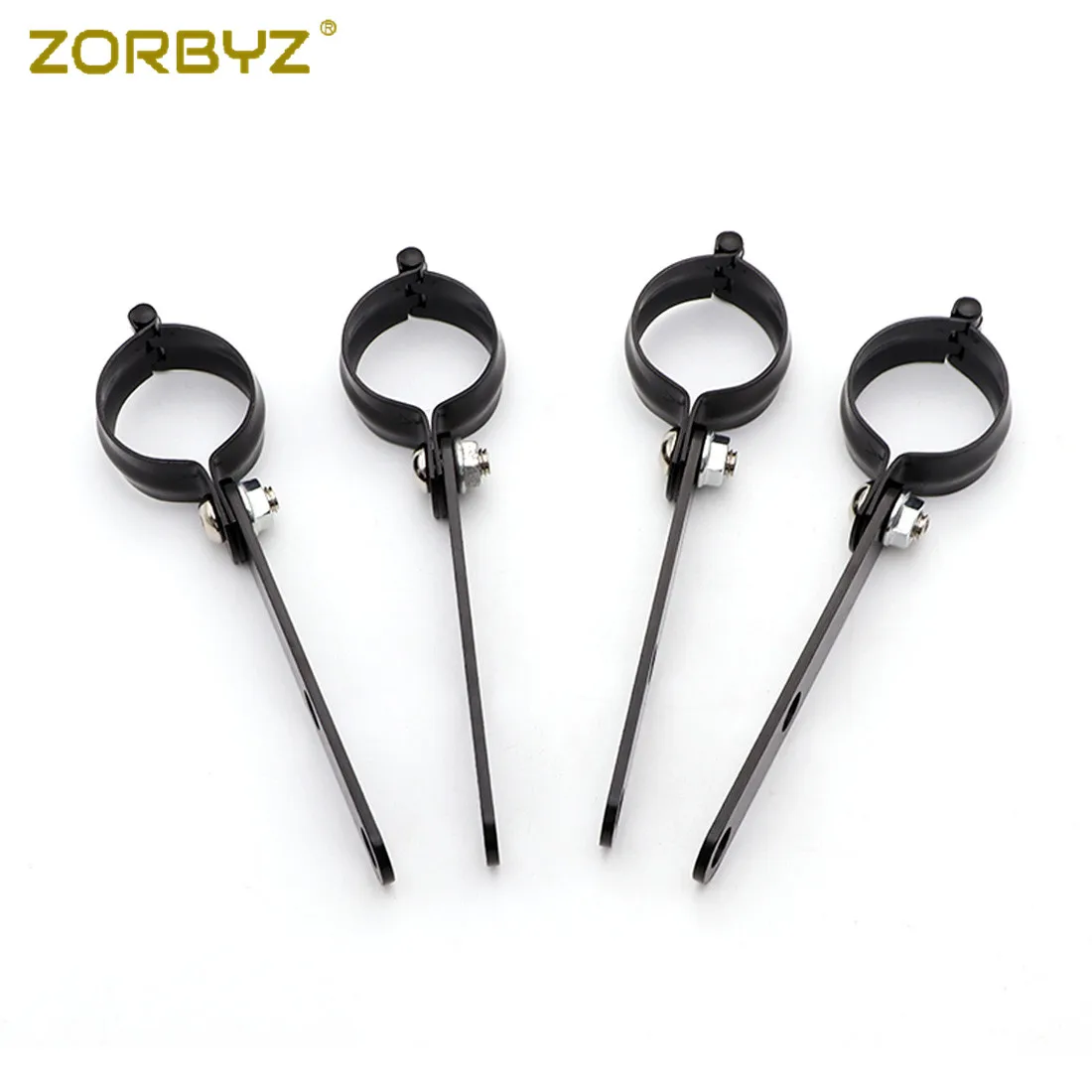 ZORBYZ 39 мм 41 мм мотоцикл черный Регулируемый индикатор фары монтажный вилка кронштейн для поплавок Чоппер кафе гонщик мотоцикл