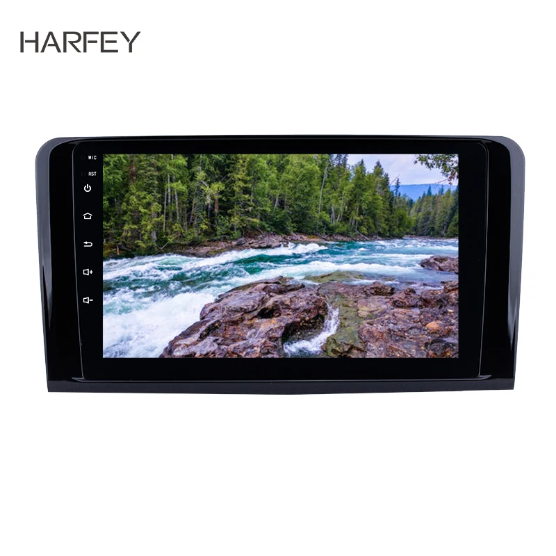 Автомагнитола Harfey 9 дюймов HD Bluetooth GPS навигация Android 8 1 2Din стерео для Mercedes Benz ML CLASS 2005