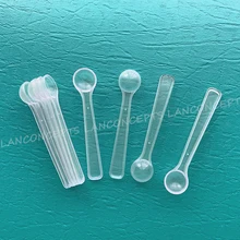 0,25 г прозрачный пластиковый микро Совок 0,5 мл, мерная ложка 0,25 г мерные ложки-200 шт./лот