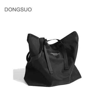

Men Shoulder bag waterproof Oxford totes bag large big capacity shopping bag male handbag black 2020 new