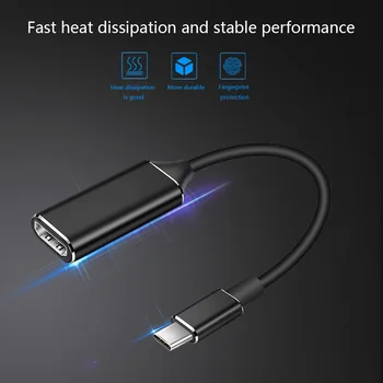 

Type-C to HD Adapter USB C Male to HD Female Video Converter Replacement for Macbook Computer