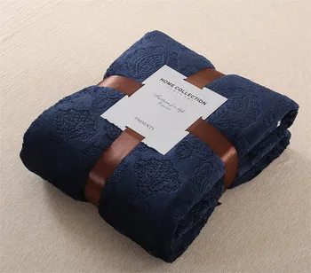 

Solid Warm Pattern Throw Rug Sofa New Micro Plush Fleece Blankets Light Super Soft Pearl Edge Warm Bedding Blanket