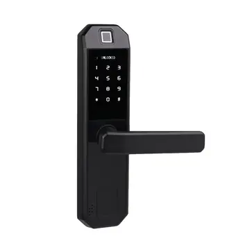 

Indoor Wooden Door Fingerprint Lock Home Security Double Tongue Door Lock Electronic Digital Smart Lock for Home Office