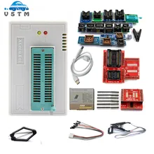 2020 mais novo v10.27 tl866ii plus universal original minipro programador tl866 nand flash avr pic bios usb programador + 28pcs adaptador