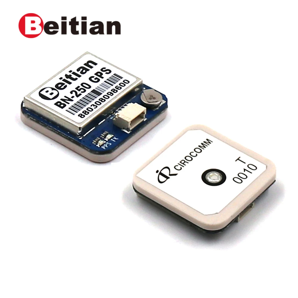 Gps модуль BEITIAN 25*25*6 мм уровень TTL GPS ГЛОНАСС с флеш памятью антенна CIROCOMM 0010 антенной