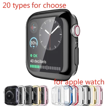 

cover case For Apple Watch 5 apple watch 4 Case 44mm 40mm iwatch band 42mm 38mm screen protector apple watch Accessories quality