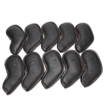 

Golf headcover PU Golf irons headcover 3-9 P A S Unisex Clubs head Cover Free shipping
