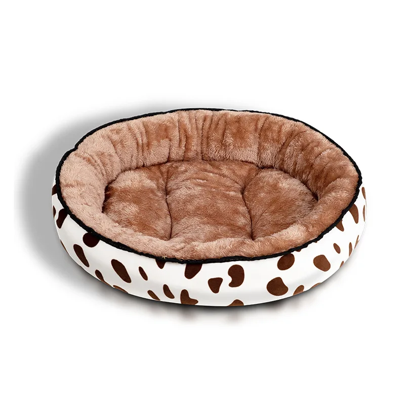 camas de cachorro redondas esteira de dormir macio quente canil cama almofada para pequeno médio grande casa do cão suprimentos para animais estimação cama para perro