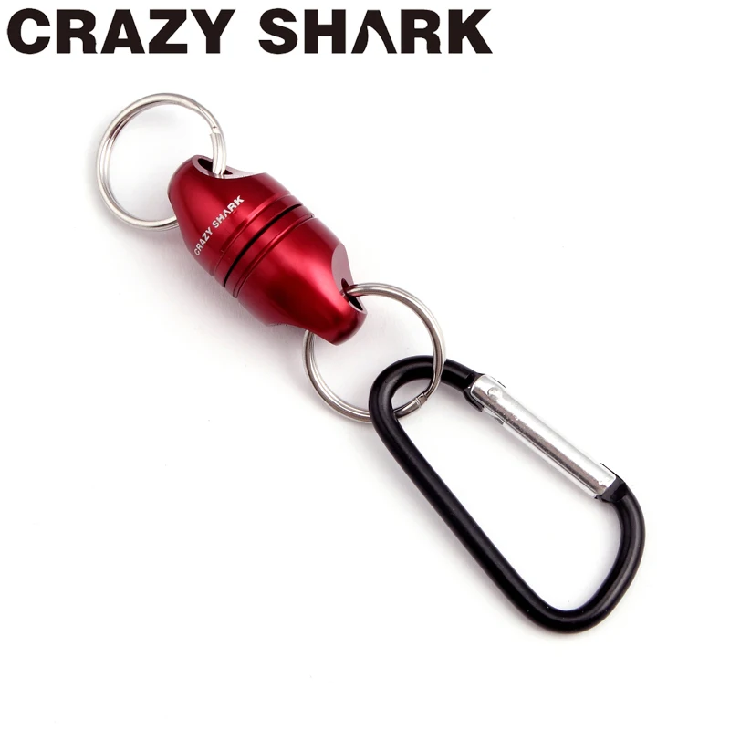 CRAZY SHARK Magnetisches Netz-Entriegelungsgehäuse aus Aluminium für Fliegenfischen CRAZY SHARK Magnetisches Netz-Entriegelungsgehäuse aus Aluminium für Fliegenfischen