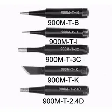 Pointes de fer à souder 900M T sans plomb, 6 pièces, pour Station Hakko 936, pour 900M.933.376.907.913.951,898D,852D +