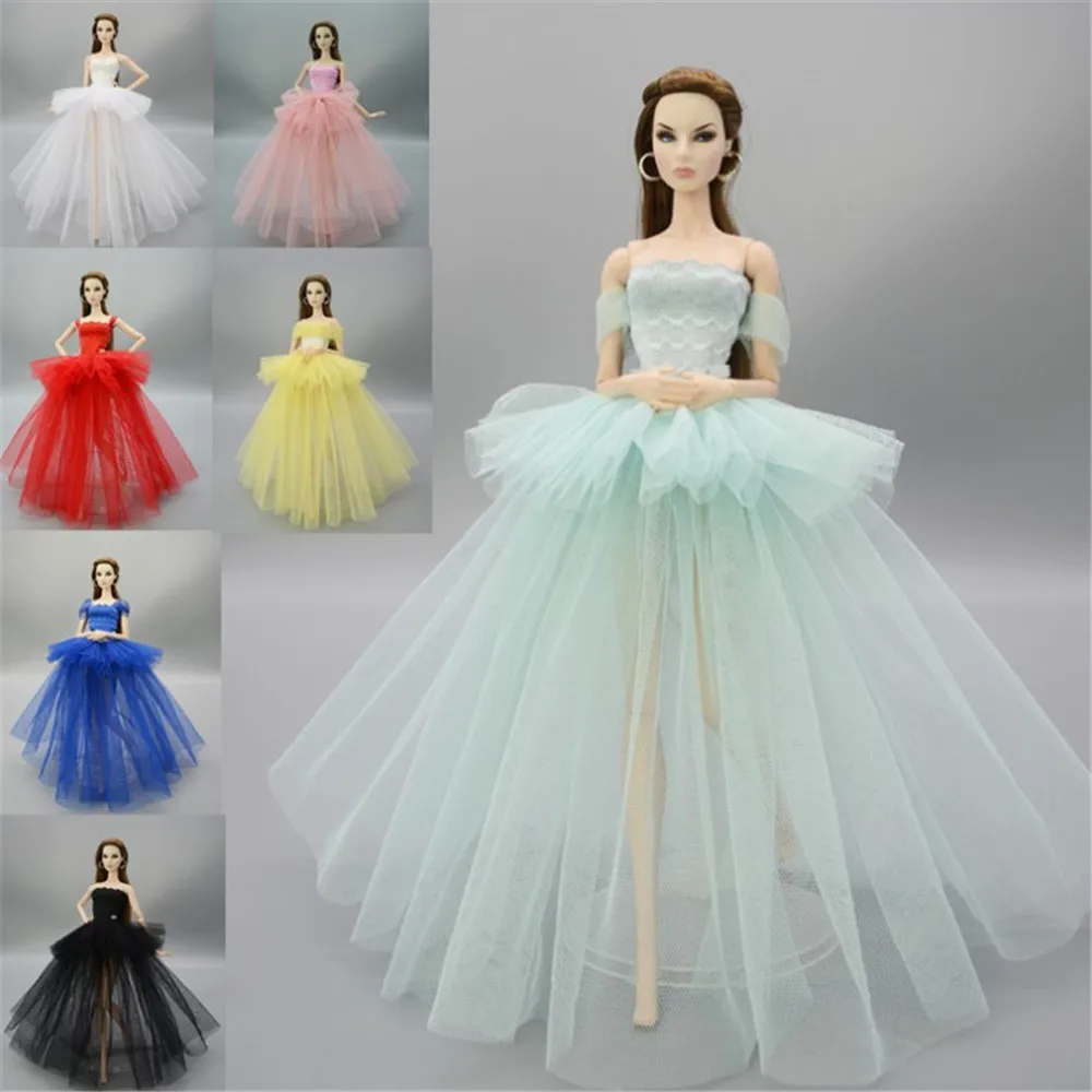 Куклы сказочное платье игрушка Свадьба Принцесса Вечерние Элегантные платья наряд аксессуары для кукольной одежды для 30 см игрушки Барби