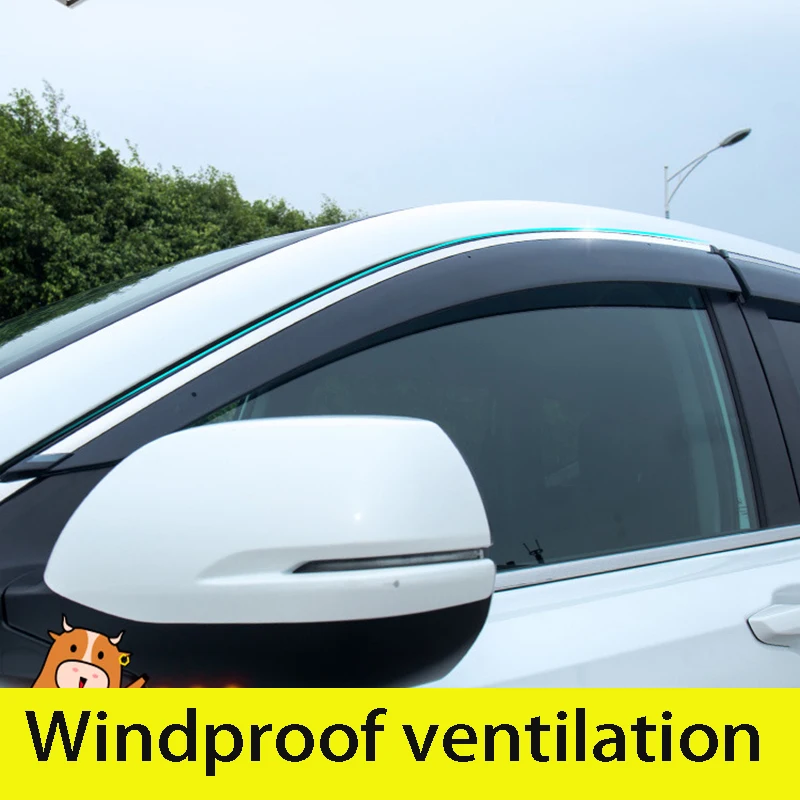 Weather shield Windows visor side wind window deflectors visor windshield on the windows accessories For Honda CRV 2019